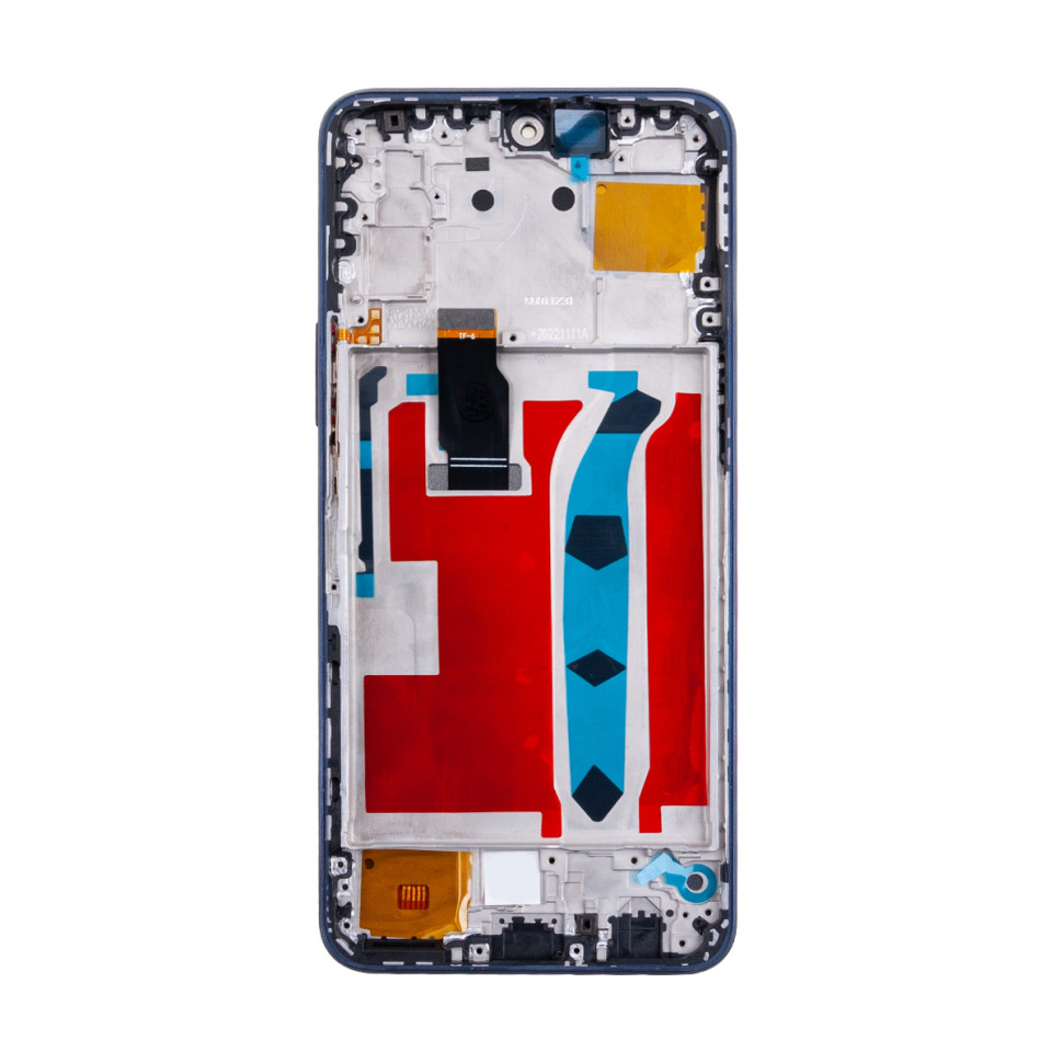 Дисплей с рамкой для Huawei Honor X8 4G Синий Оригинал
