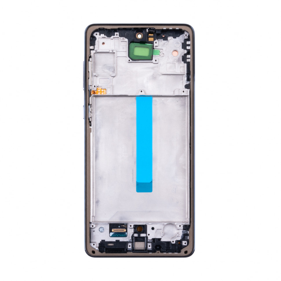 Дисплей с рамкой для Samsung A736B (A73 5G) Черный - OLED (Full Size)