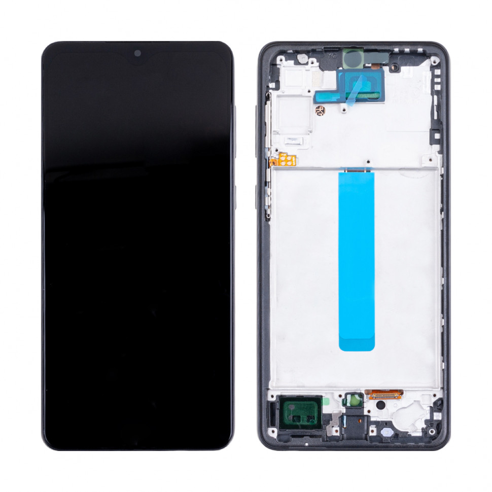 Дисплей с рамкой для Samsung A336B (A33 5G) Черный In-Cell