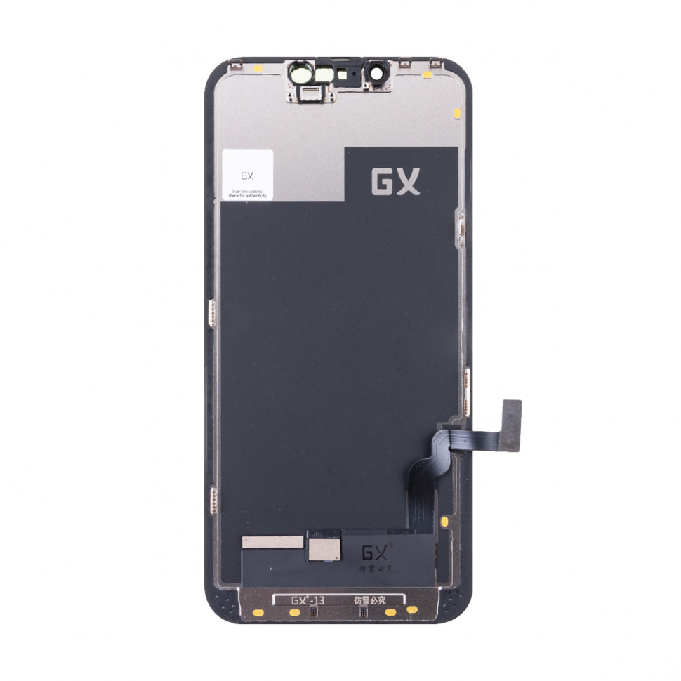 Дисплей для iPhone 13 с тачскрином Черный - GX Hard OLED (площадка под IC)
