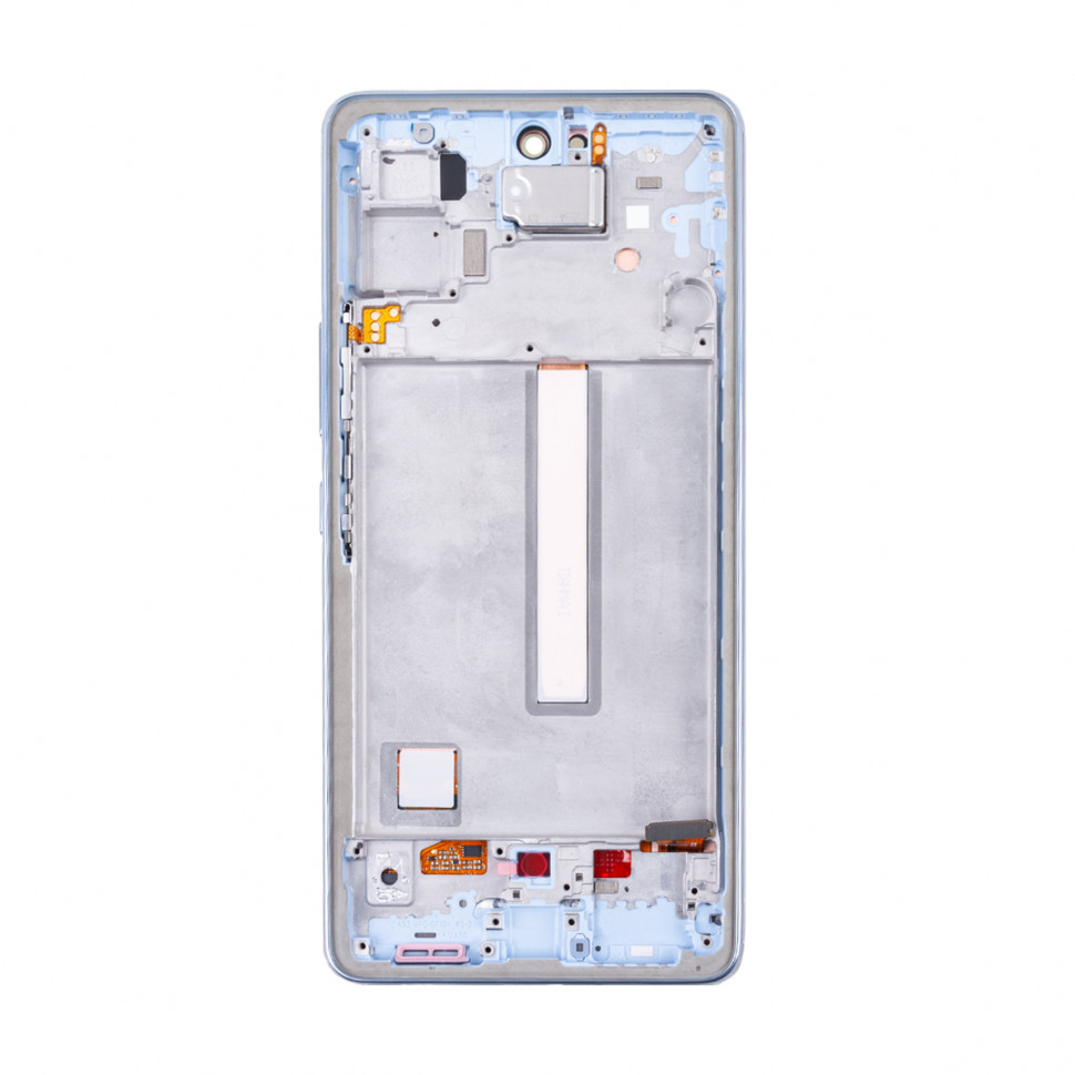 Дисплей с рамкой для Samsung A536B (A53 5G) Голубой Оригинал (SP)