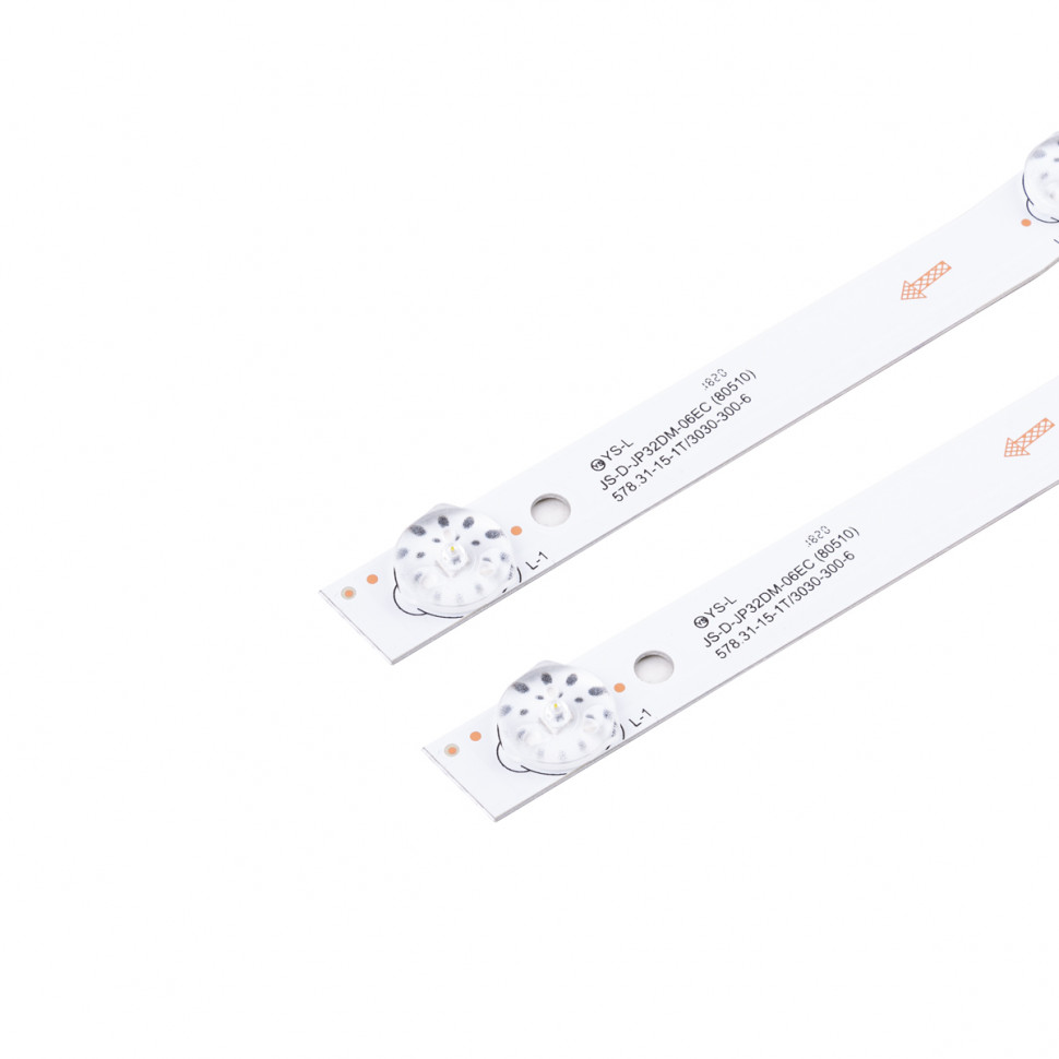 Светодиодная подсветка для телевизоров Hi/BBK/Digma/BQ/Fusion/ 32" MS-L2082 V2/VHIT-32H169MS (2 шт.)