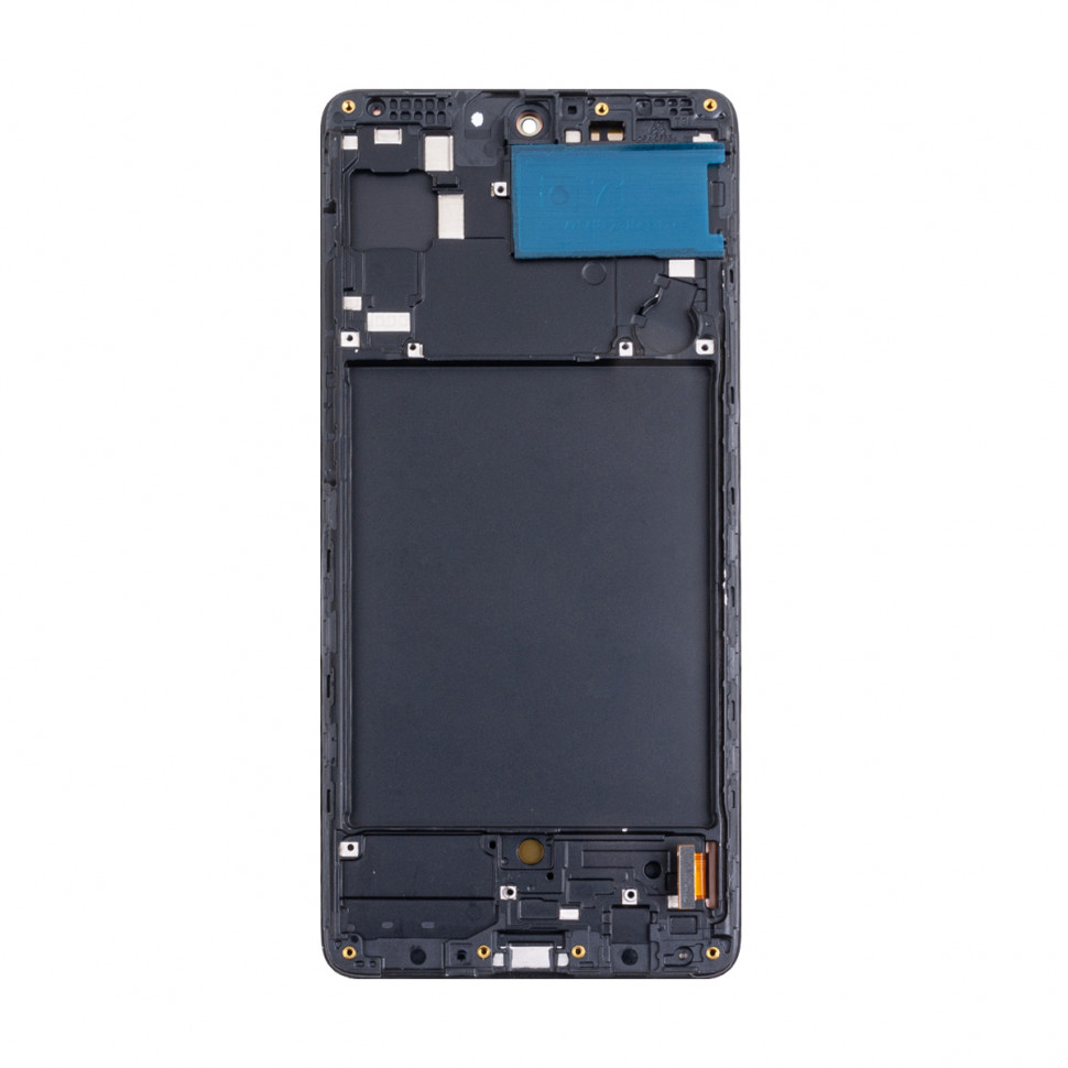 Дисплей с рамкой для Samsung A715F (A71) Черный OLED (Full Size)