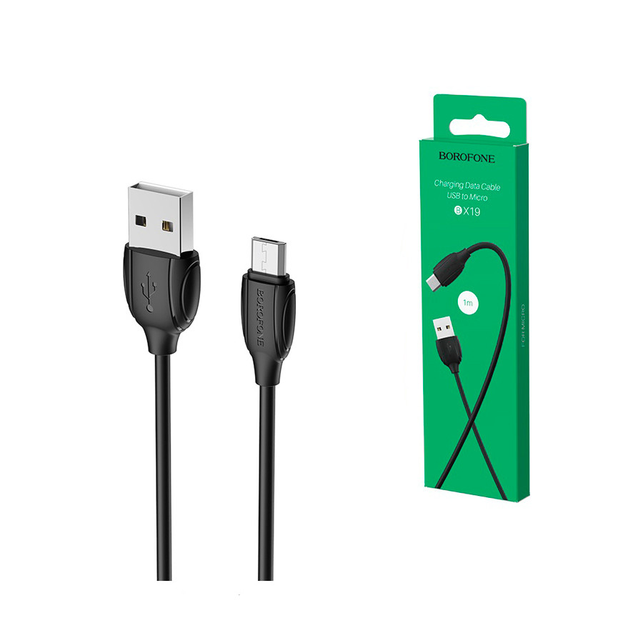 Кабель USB - MicroUSB Borofone BX19 (2A) Черный