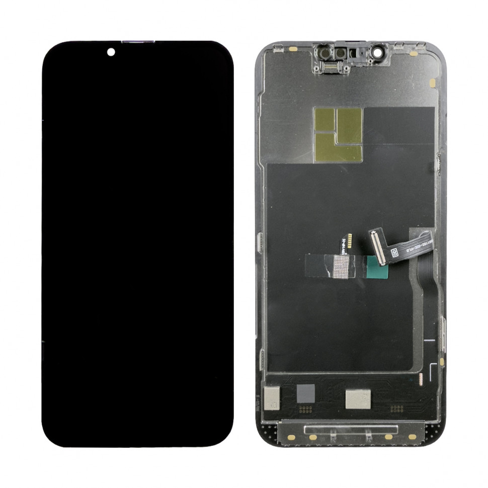 Дисплей для iPhone 13 Pro с тачскрином Черный - DD Soft OLED, Full HD, 120 Гц (площадка под IC)