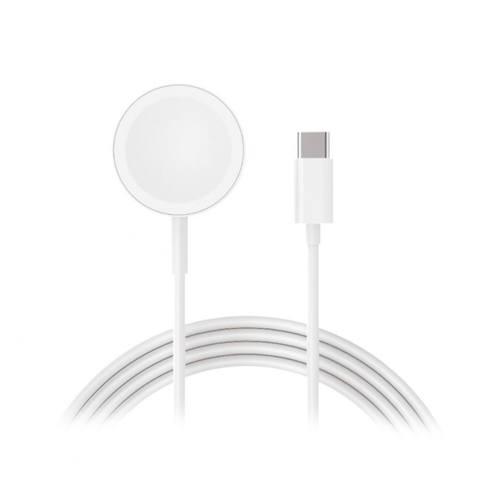 Беспроводное ЗУ для Apple Watch (Magnetic Charging, Type-C) Белый
