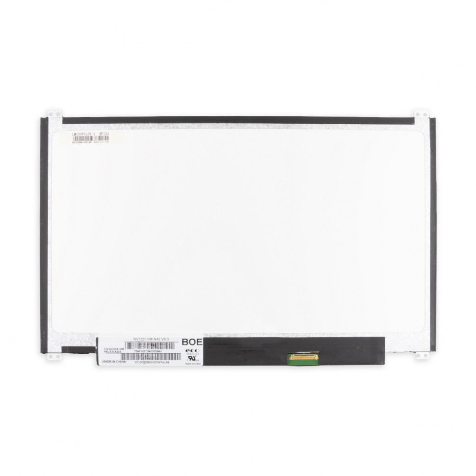 Матрица 13.3" LED 1920x1080 IPS Slim 30 pin справа, матовая (уши вверху/внизу) (NV133FHM-N42 V8.0)
