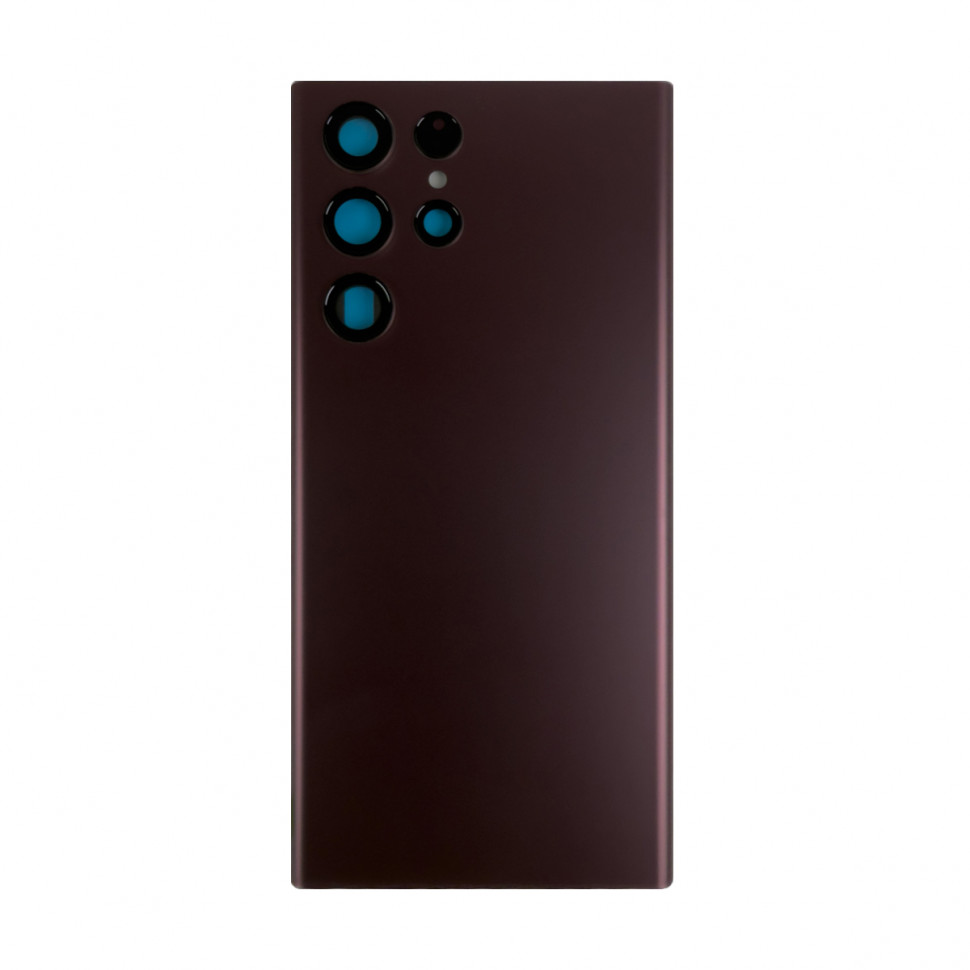 Задняя крышка для Samsung Galaxy S22 Ultra (S908B) Бордовый - OR