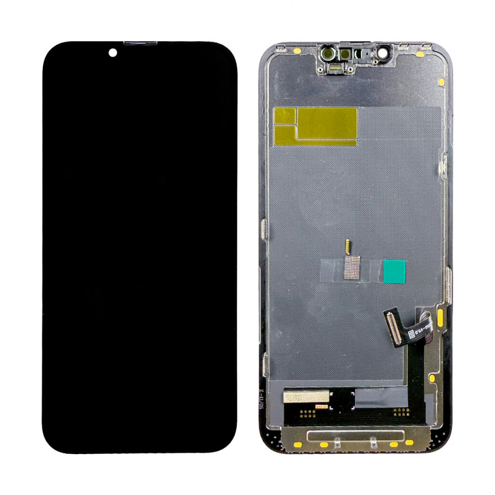 Дисплей для iPhone 13 с тачскрином Черный - DD Soft OLED, Full HD (площадка под IC)