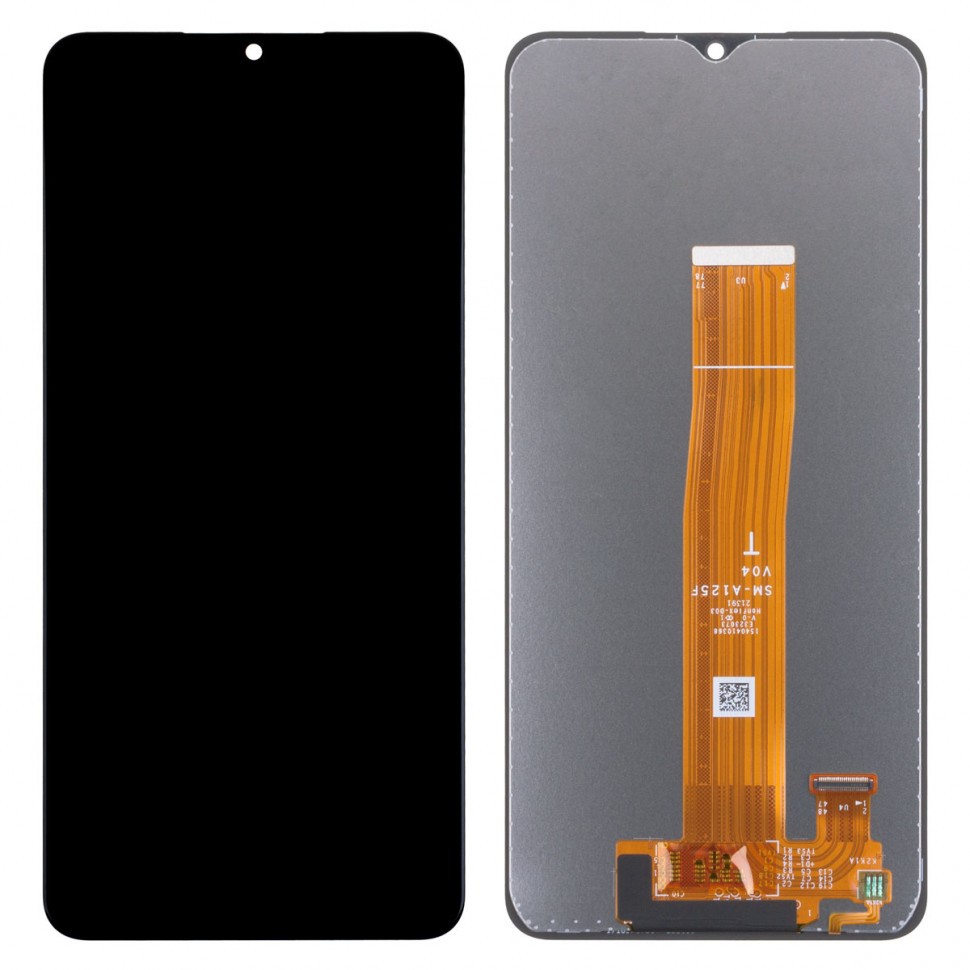 Дисплей для Samsung A125F (A12) с тачскрином Черный Оригинал