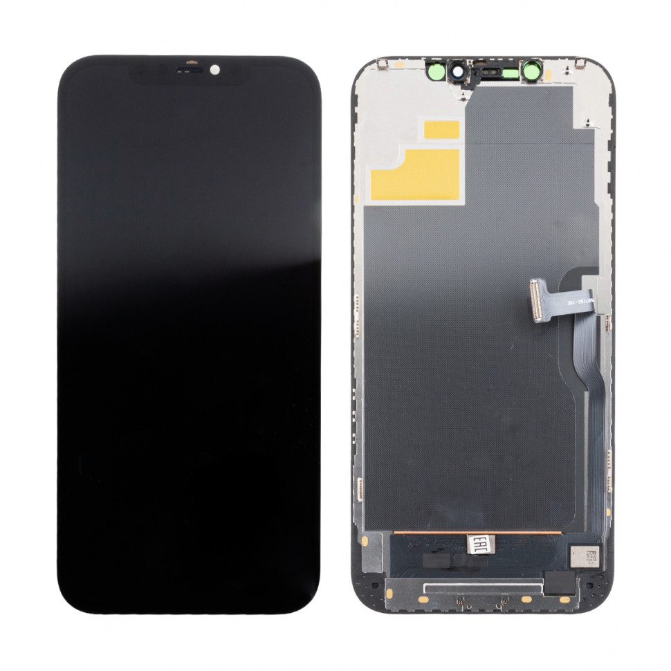 Дисплей для iPhone 12 Pro Max с тачскрином Черный Hard OLED, Full HD (с верификацией)