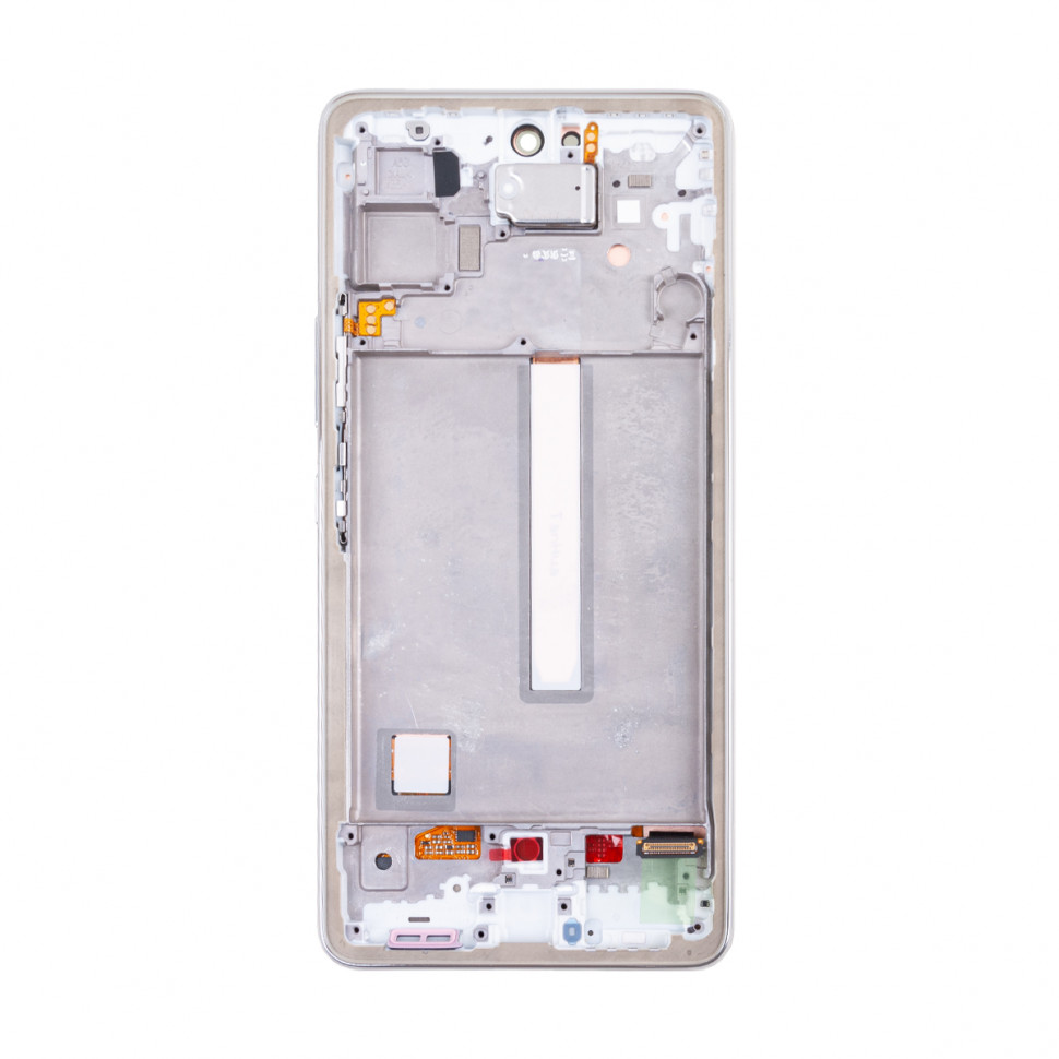 Дисплей с рамкой для Samsung A536B (A53 5G) Белый Оригинал (SP)