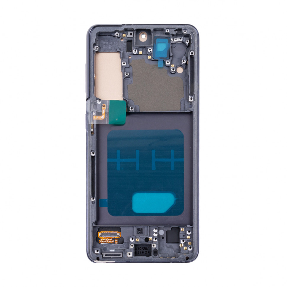 Дисплей с рамкой для Samsung G991B (S21) Серый In-Cell