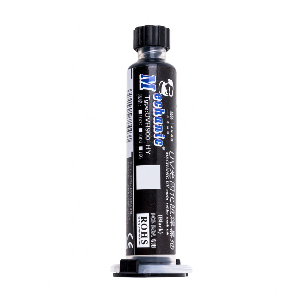 Паяльная маска Mechanic UVH900-HY (10 мл, UV, черный)
