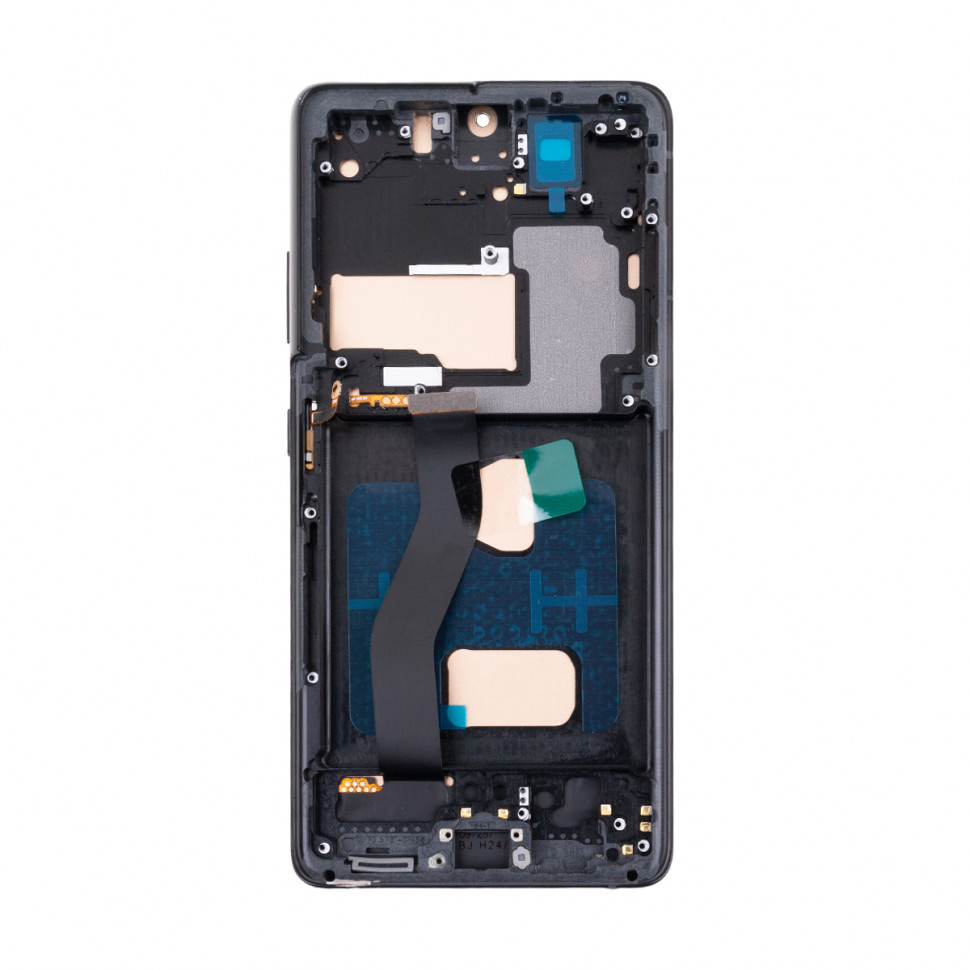 Дисплей с рамкой для Samsung G998B (S21 Ultra) Черный In-Cell