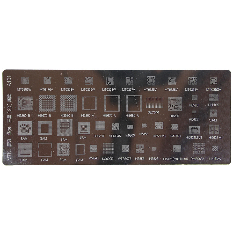 BGA трафарет MTK A101
