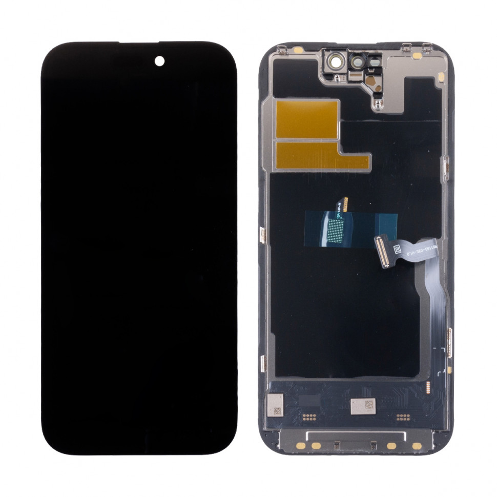 Дисплей для iPhone 14 Pro с тачскрином Черный - DD Soft OLED, Full HD, 120 Гц (площадка под IC)