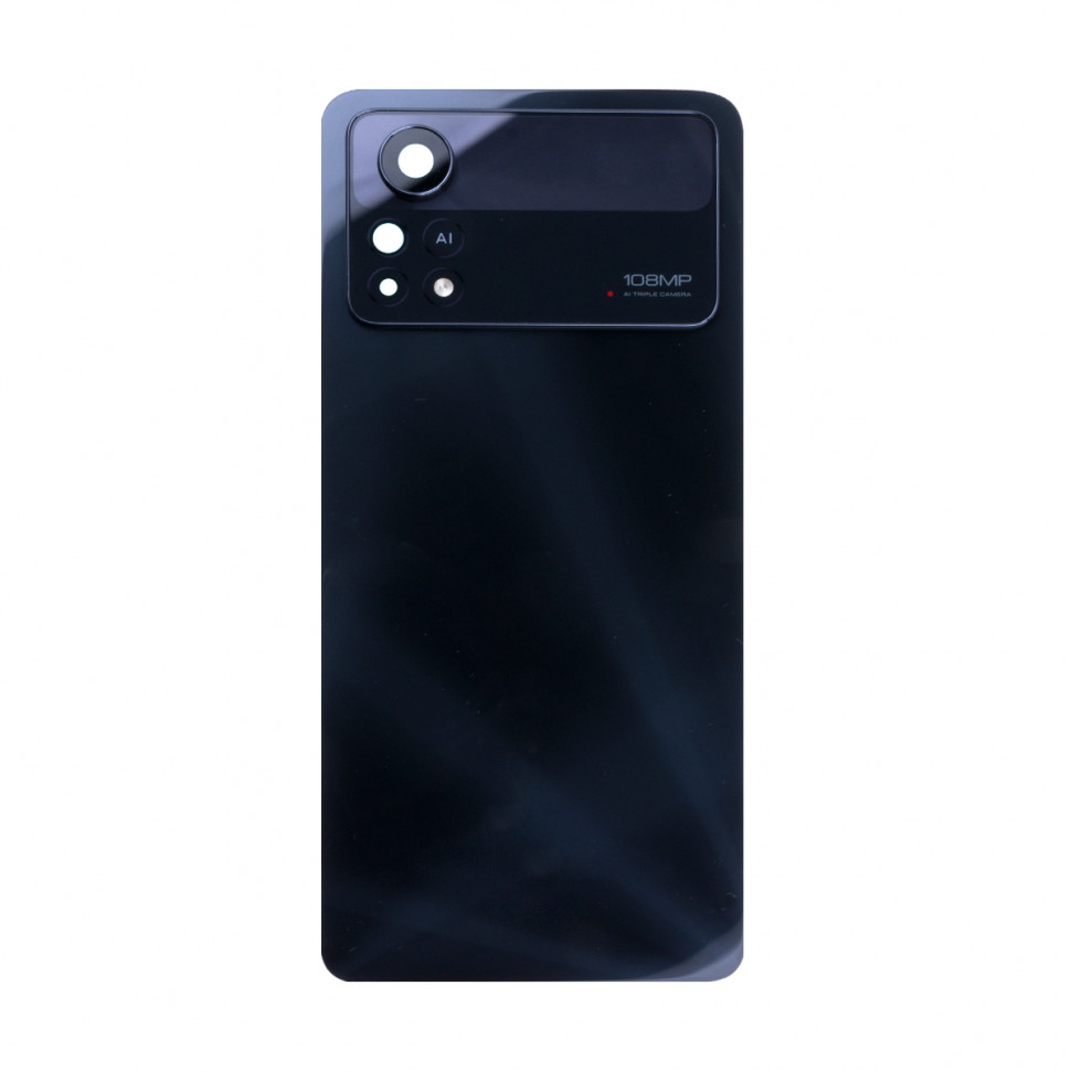Задняя крышка для Xiaomi Poco X4 Pro 5G Черный