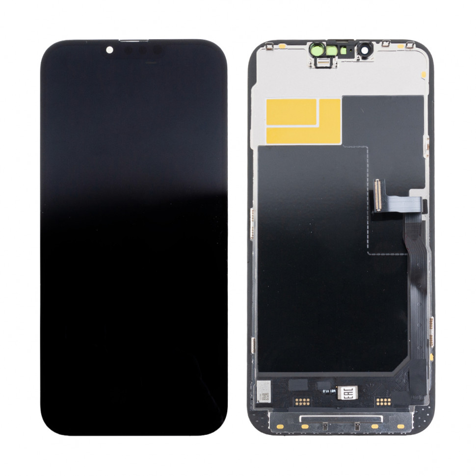 Дисплей для iPhone 13 Pro Max с тачскрином Черный Soft OLED, Full HD, 120 Гц (с верификацией)