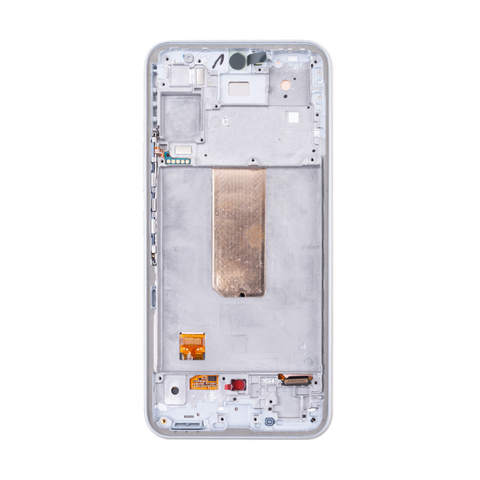 Дисплей с рамкой для Samsung A546E (A54 5G) Белый Оригинал (SP)