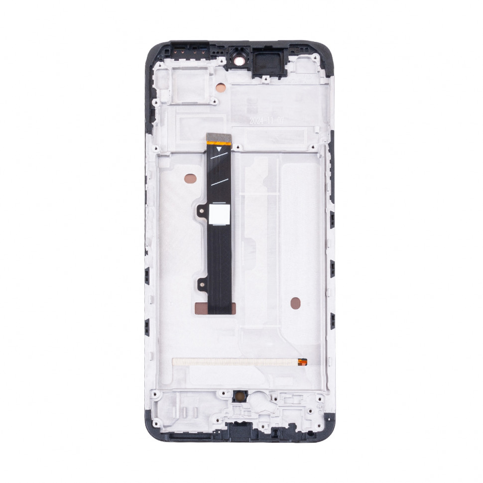 Дисплей с рамкой для Tecno Spark 30 Pro Черный Оригинал