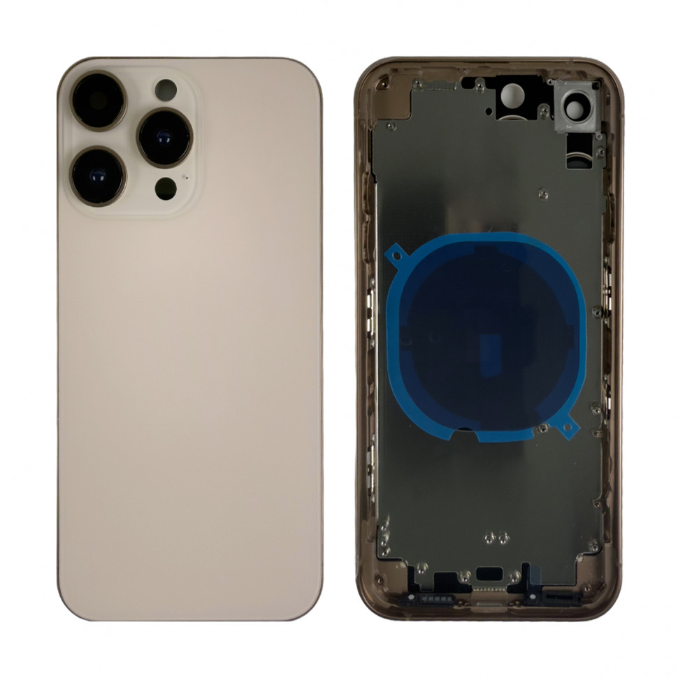 Корпус для iPhone Xr (A2105) в стиле iPhone 16 Pro Бежевый