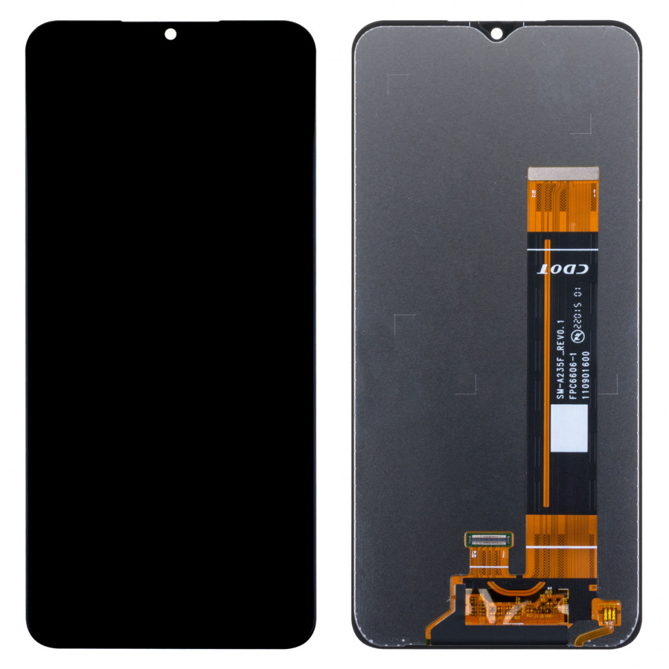Дисплей для Samsung A235F (A23) с тачскрином Черный Оригинал