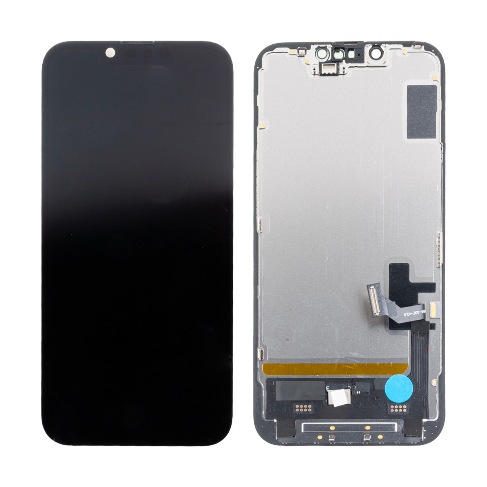Дисплей для iPhone 14 с тачскрином Черный Soft OLED, Full HD (с верификацией)