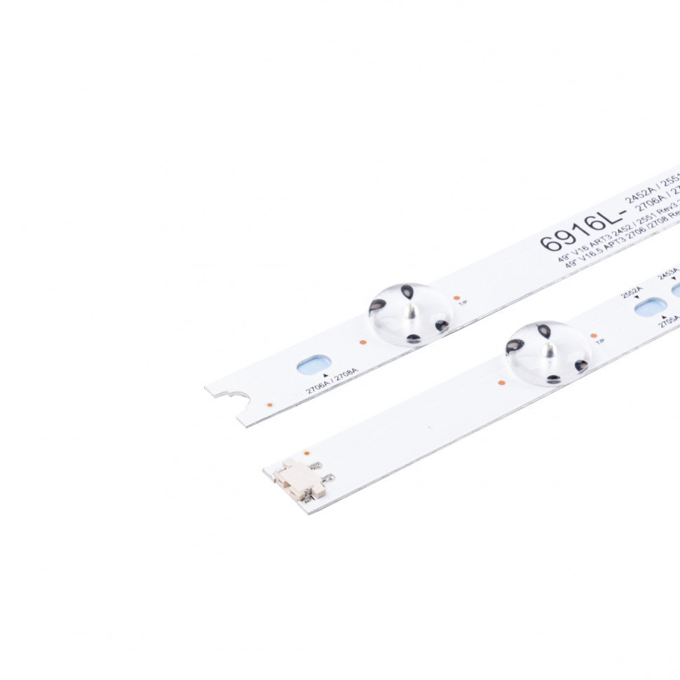 Светодиодная подсветка для телевизоров LG 49" 49UJ630V/49SJ810V/49UJ634V/49UJ651V (8 шт.)