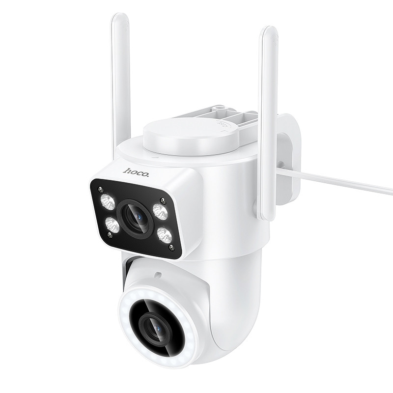 Камера видеонаблюдения Hoco D9 (Bluetooth, Wi-Fi, Full HD 1920×1080) Белый