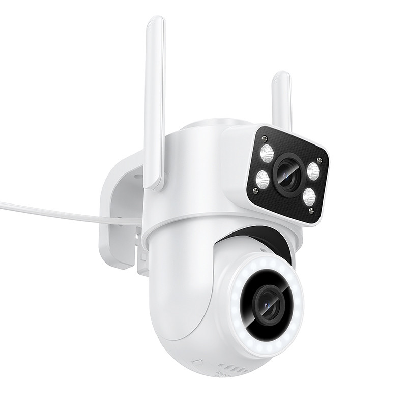 Камера видеонаблюдения Hoco D9 (Bluetooth, Wi-Fi, Full HD 1920×1080) Белый