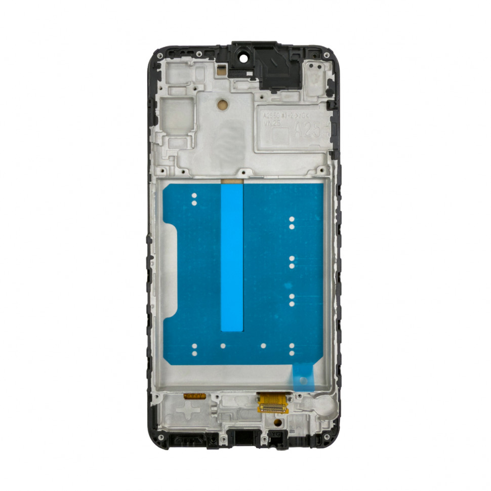 Дисплей с рамкой для Samsung A256E (A25 5G) Черный In-Cell