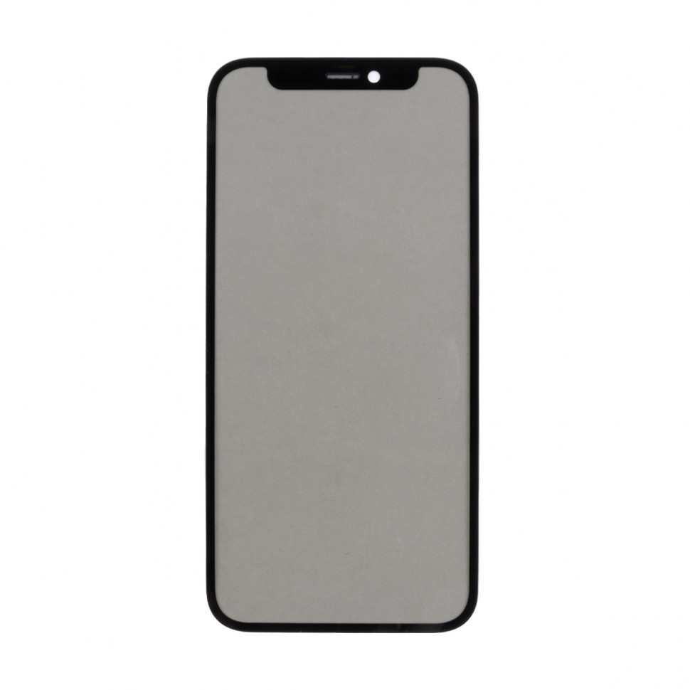 Стекло для iPhone 12 mini с OCA пленкой + поляризационная пленка Черный