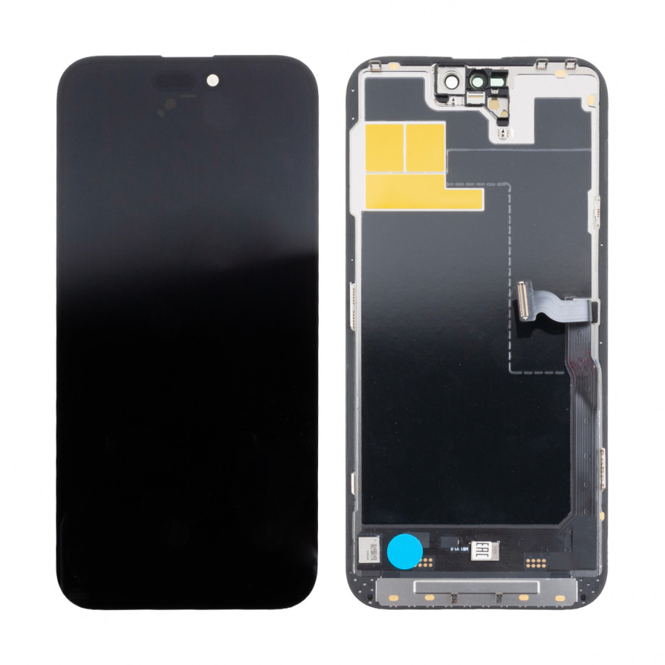 Дисплей для iPhone 14 Pro Max с тачскрином Черный Soft OLED, Full HD, 120 Гц (с верификацией)