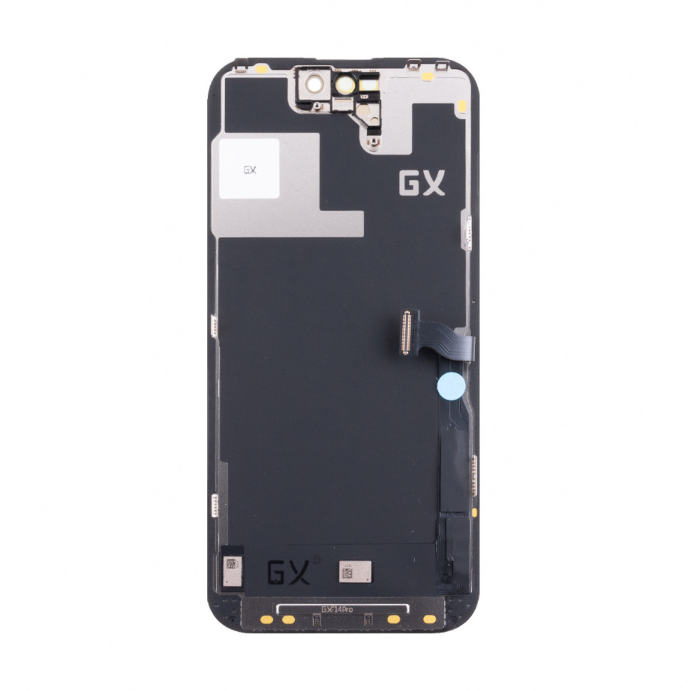 Дисплей для iPhone 14 Pro с тачскрином Черный - GX Hard OLED (площадка под IC)
