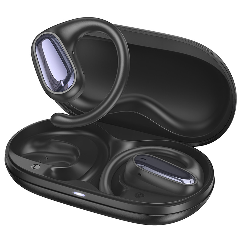 Беспроводные наушники Bluetooth Hoco EA4 (TWS, накладные с ушным креплением) Черный