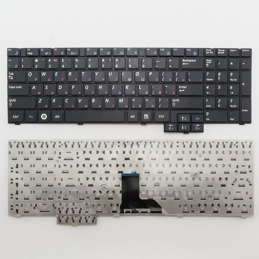 Клавиатура для ноутбука Samsung R519/R523/R525/R528/R530 Черный