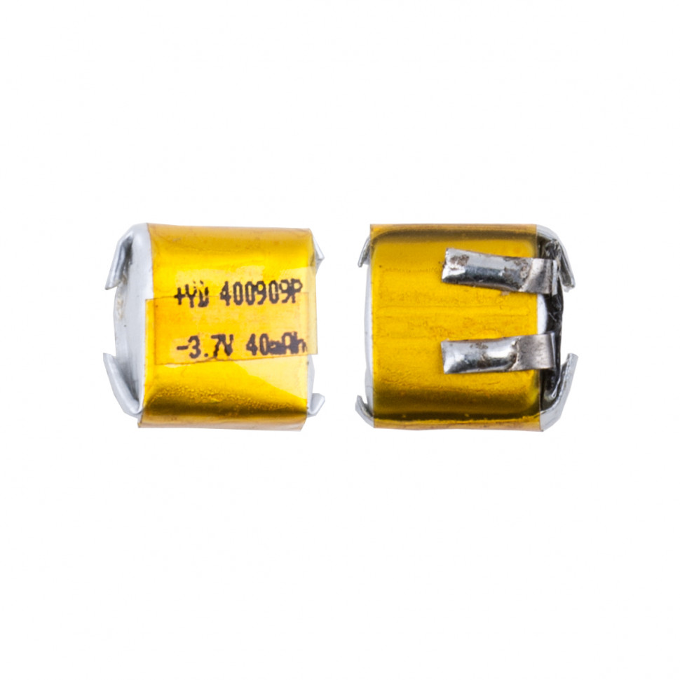 Аккумулятор универсальная 400909p 3,7v Li-Pol 40 mAh (4*9*9 mm) (для TWS наушников)