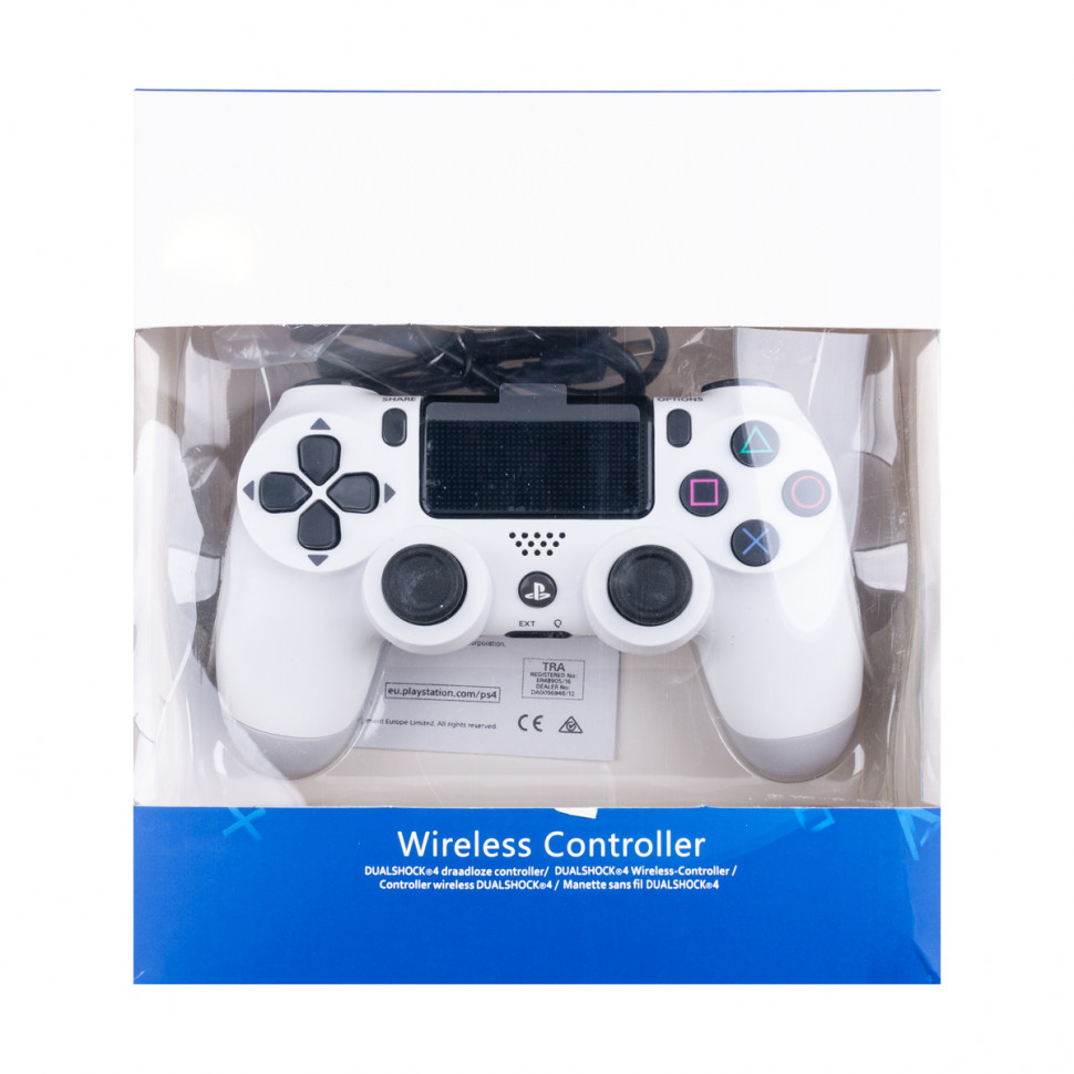 Геймпад для PlayStation 4 (беспроводной) Белый