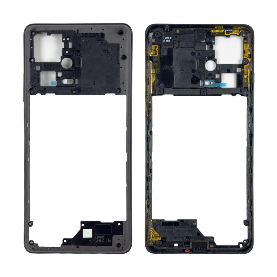 Средняя часть для Xiaomi Redmi Note 12 Pro+ (221013164UG) Черный