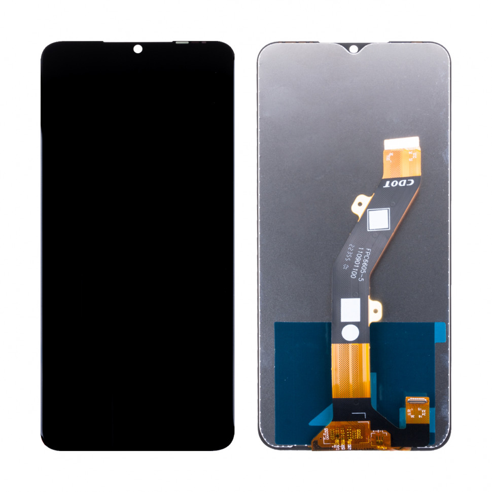Дисплей для Tecno Spark 10 4G/10C с тачскрином Черный