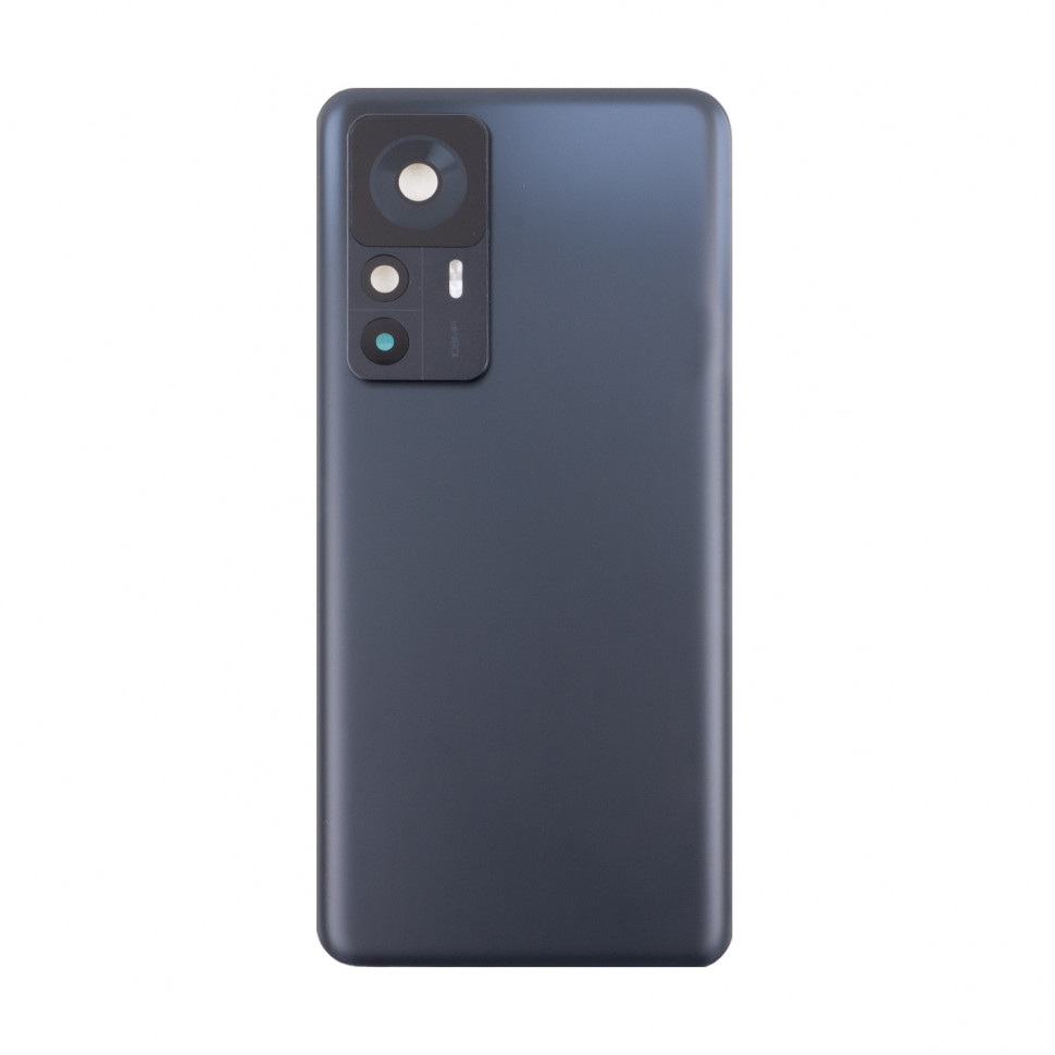 Задняя крышка для Xiaomi 12T Черный (Матовая) - Премиум