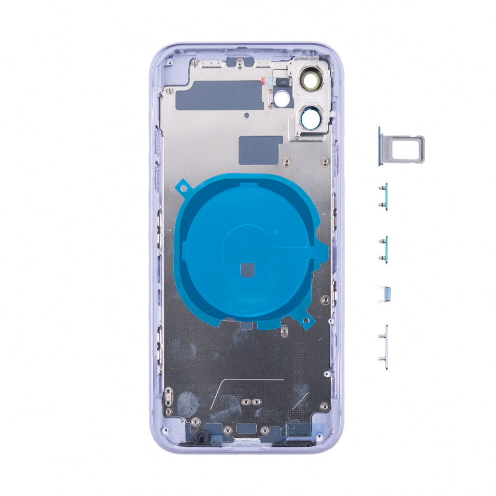Корпус для iPhone 11 (A2221) (1 Sim) Фиолетовый
