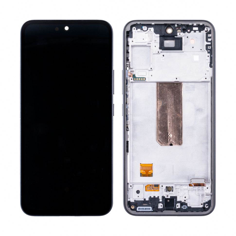 Дисплей с рамкой для Samsung A546E (A54 5G) Черный Оригинал (SP)