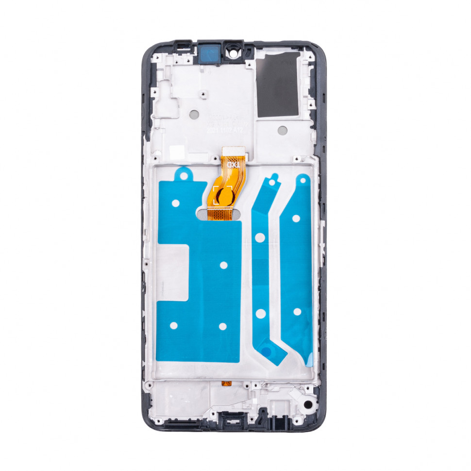 Дисплей с рамкой для Huawei Honor X7/Play6/Enjoy 30 Plus Черный Оригинал