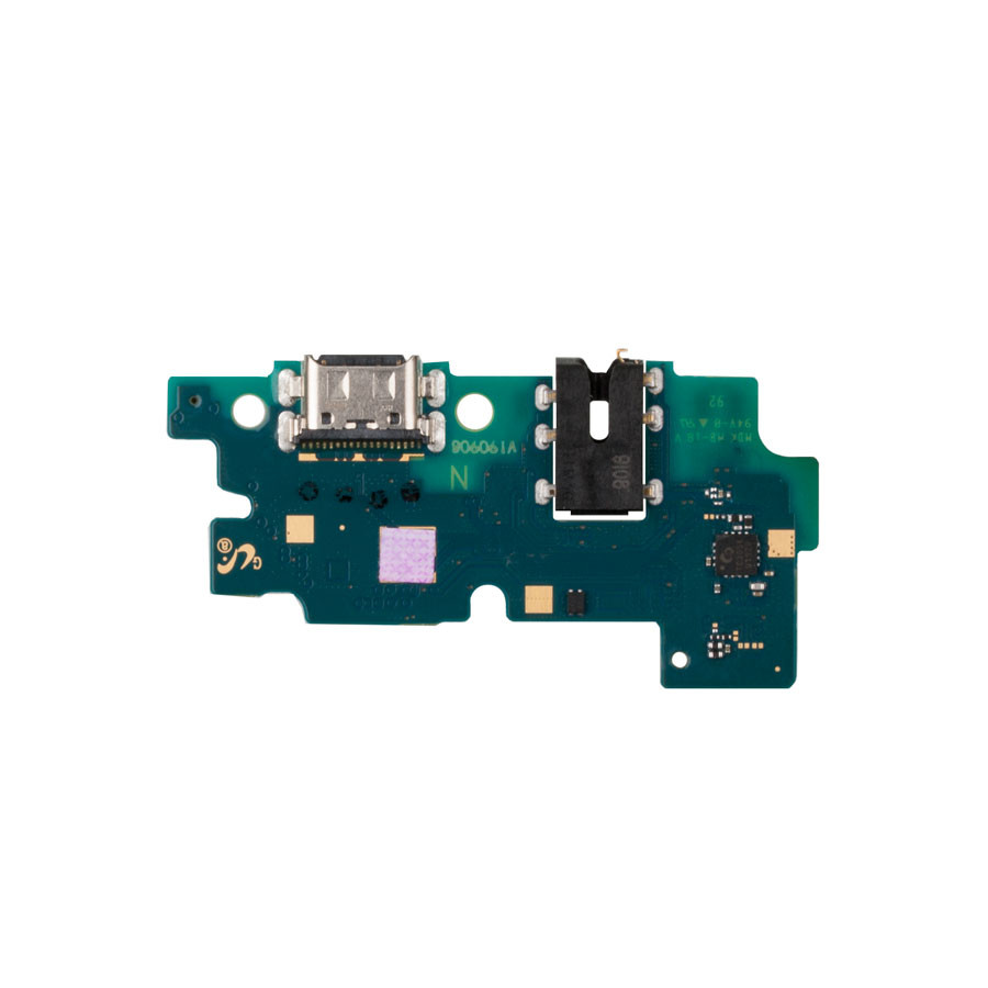 Шлейф для Samsung A505F (A50) плата системный разъем/разъем гарнитуры/микрофон - Премиум