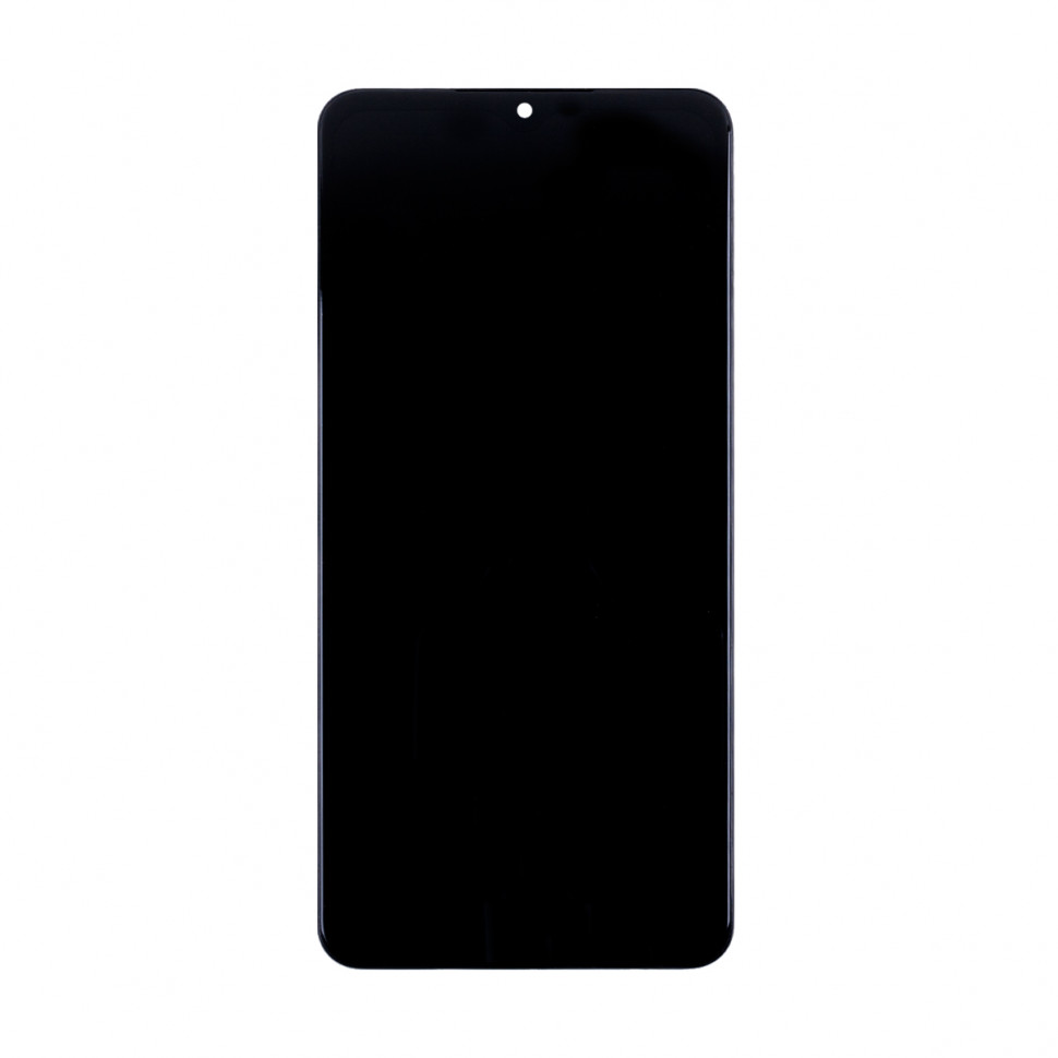 Дисплей с рамкой для Samsung M127F (M12) Черный Оригинал Ref. (SP)