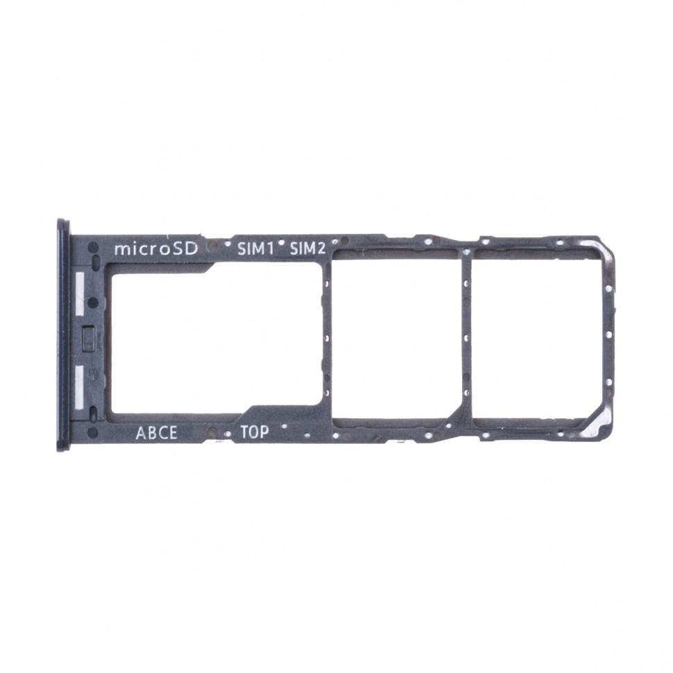 Контейнер SIM для Samsung A235F (A23) Черный