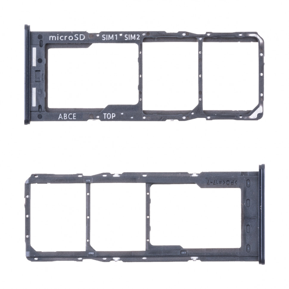 Контейнер SIM для Samsung A235F (A23) Черный