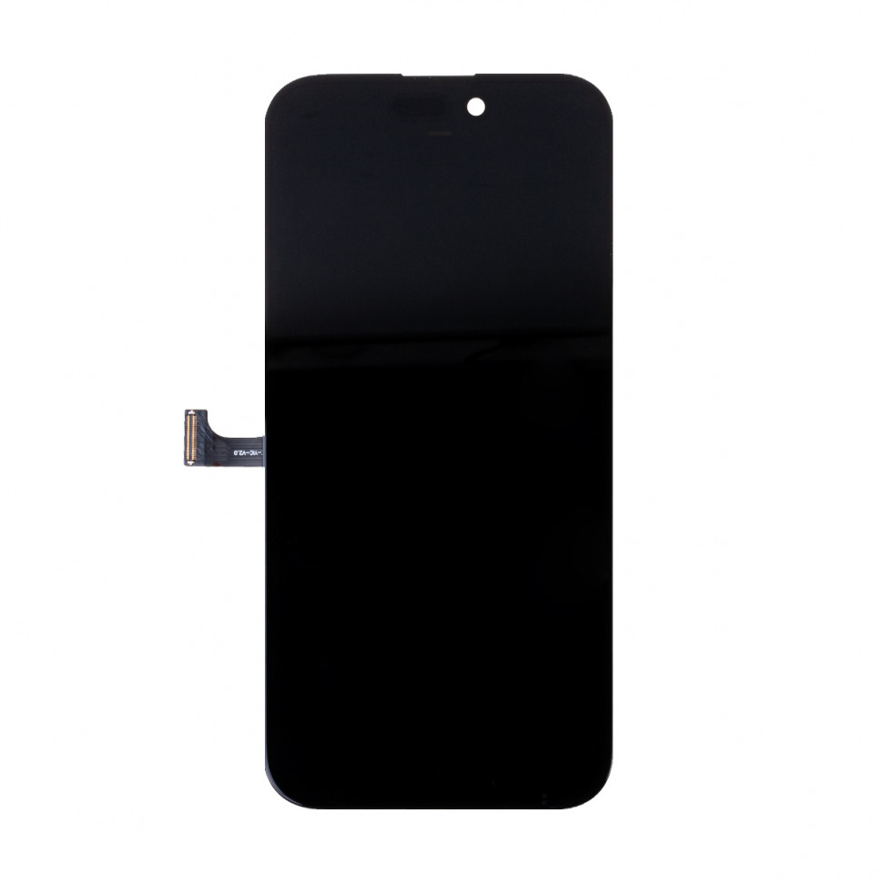Дисплей для iPhone 15 Pro с тачскрином Черный Soft OLED, Full HD, 120 Гц (площадка под IC)